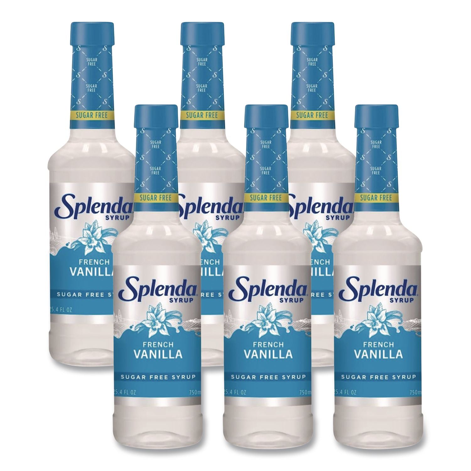Sugar-Free Coffee Syrup, French Vanilla, 25.4 Oz Bottle, 6/Carton