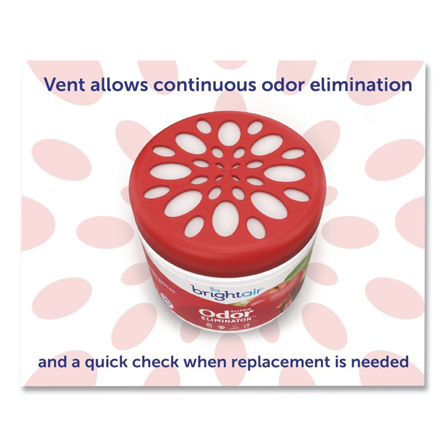 Super Odor Eliminator, Fresh Apples And Spice, 14 Oz Jar