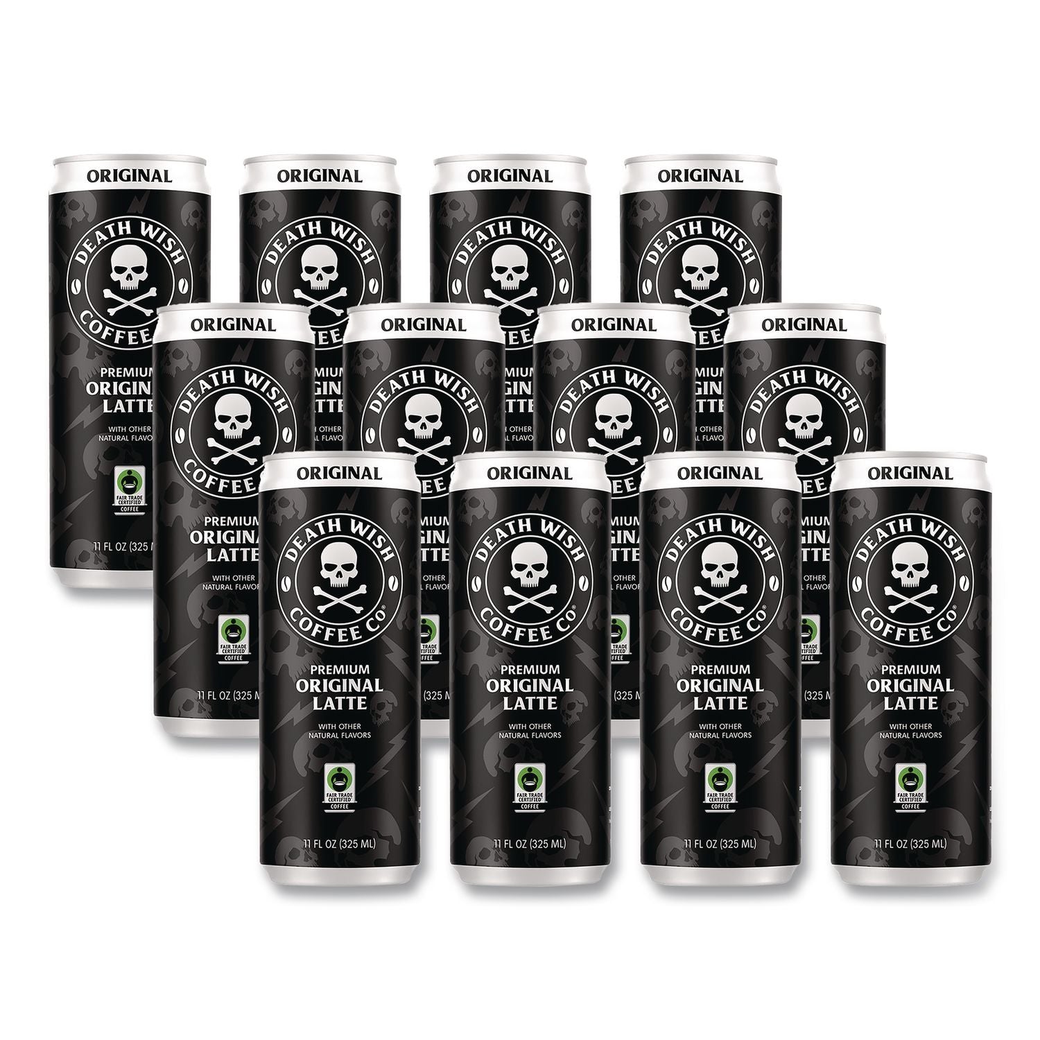 Original Latte Cold Brew Coffee, 11 Oz Can, 12/Carton