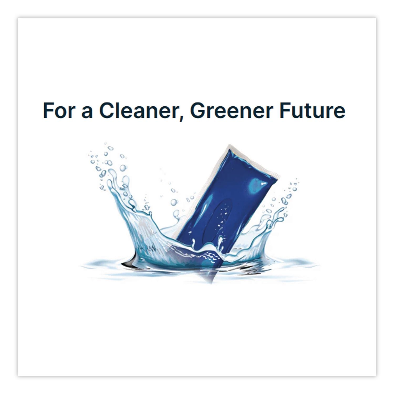 Aqua Chempacs Glass Hard Surface Cleaner, 20 Pacs/Bag