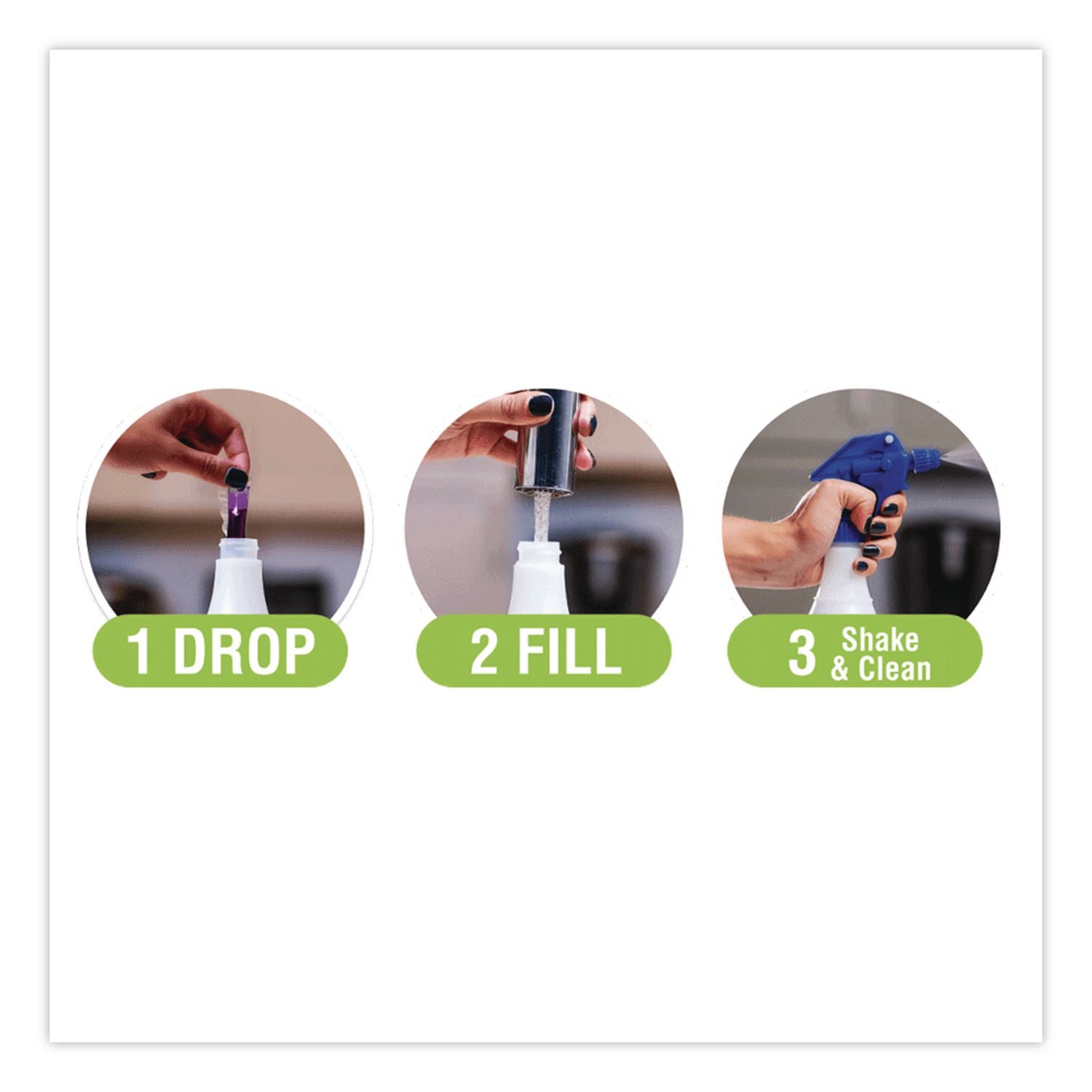 Aqua Chempacs All Purpose Heavy Duty Cleaner, Lavender Scent, 20 Chempacs/Bag