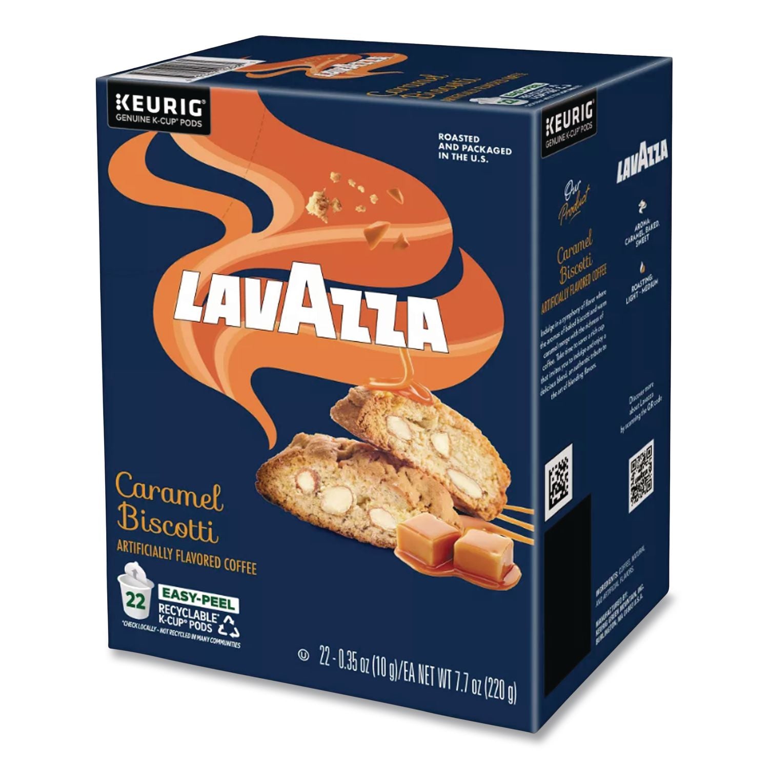 Caramel Biscotti Coffee K-Cup, 22/Box