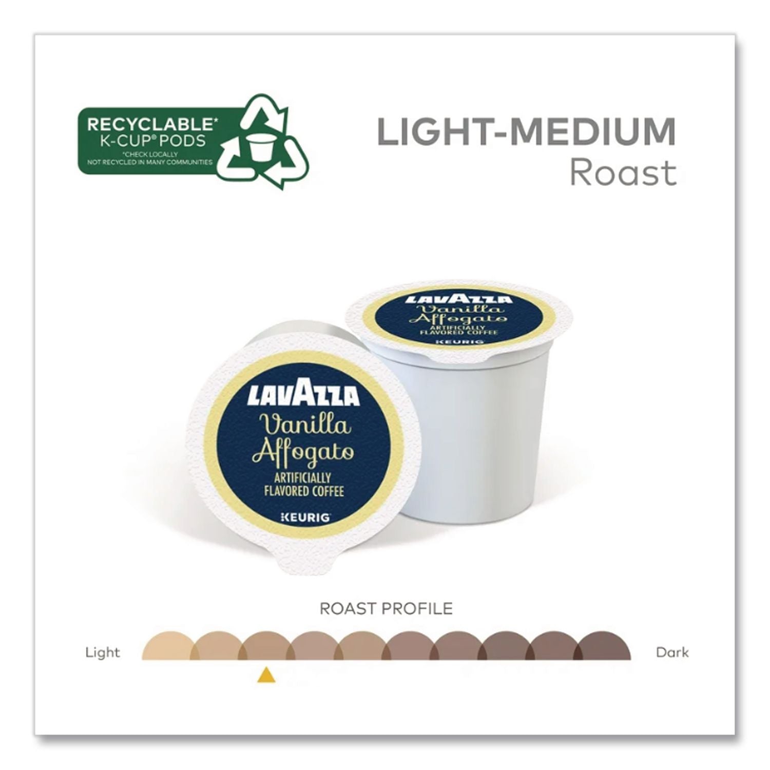 Vanilla Affogato Coffee K-Cup, 22/Box