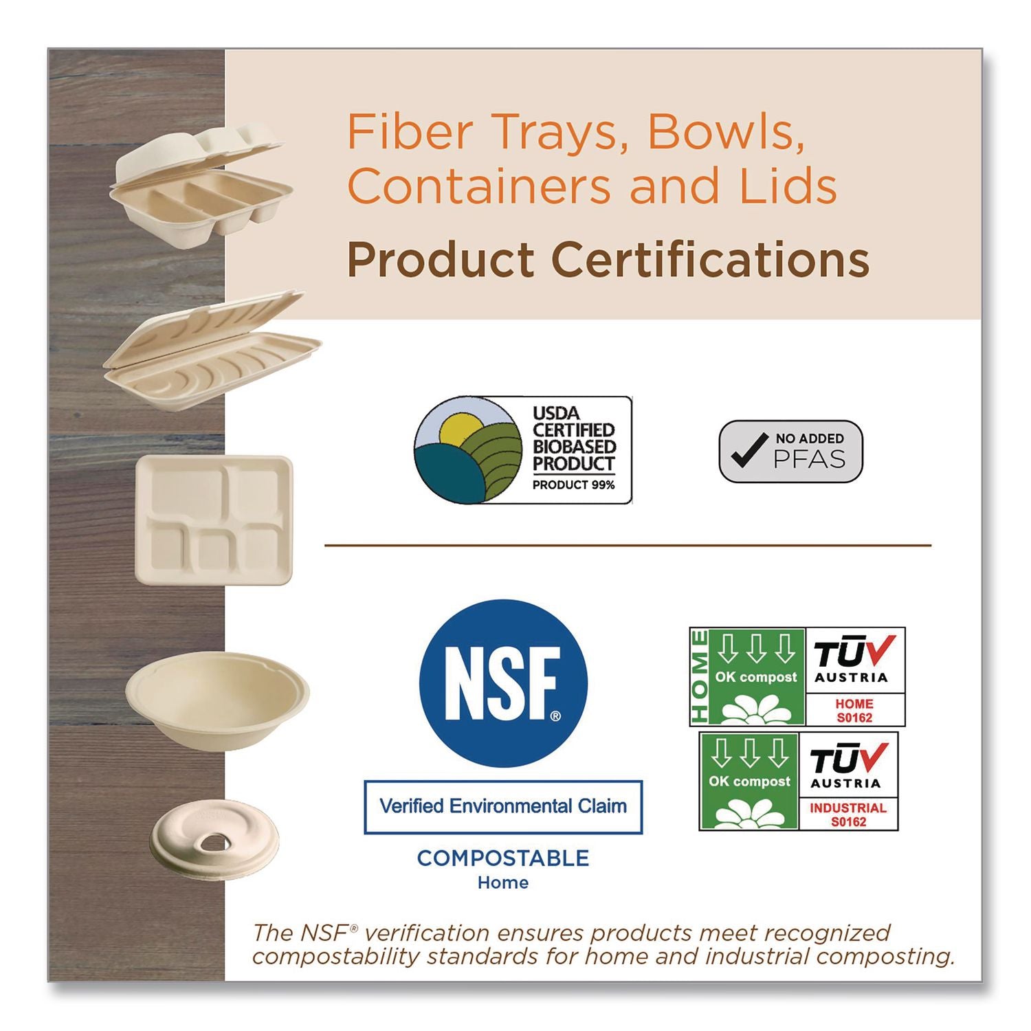 Fiber Hinged Takeout Containers, Taco Box, 7.9 X 9.2 X 3.2, Natural, Sugarcane Fiber, 300/Carton