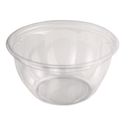 PLA Salad Bowls, 16 Oz, 5.4" Dia X 2.7"H, Clear, Plastic, 450/Carton