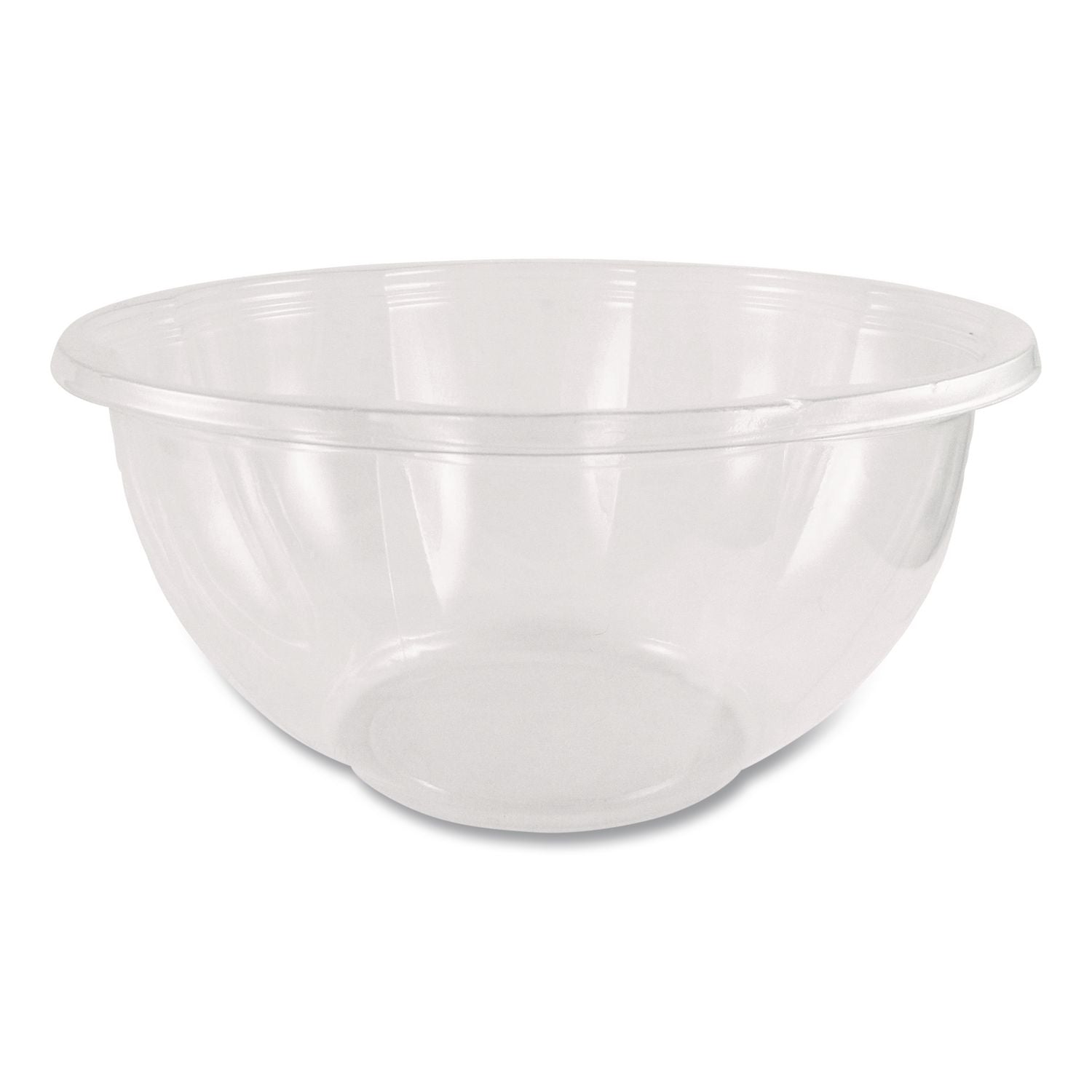 PLA Salad Bowls, 32 Oz, 6.7" Dia X 3.3" H, Clear, Plastic, 600/Carton
