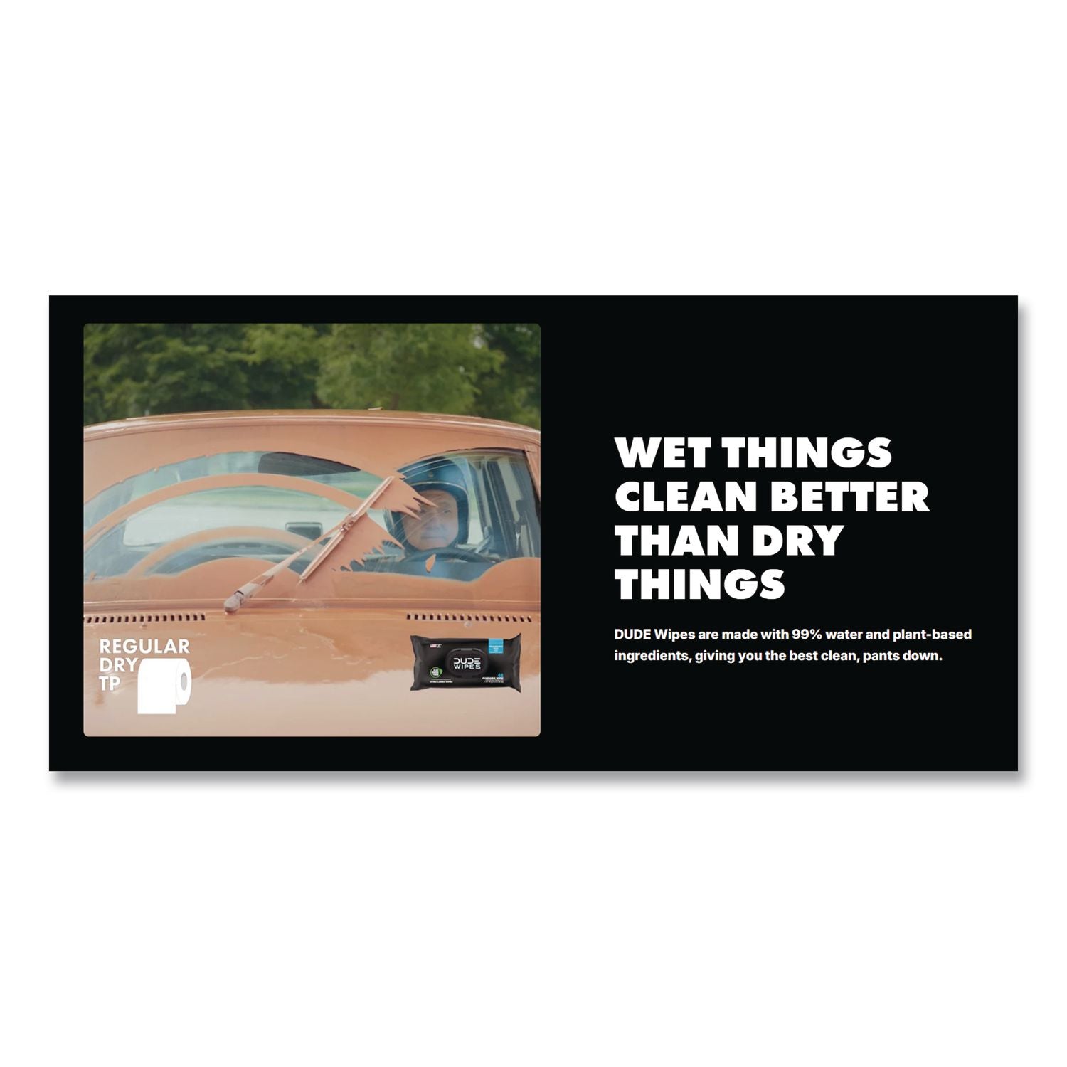 Extra Large Flushable Wipes, 7 X 7, Fragrance Free, White, 18 Wipes