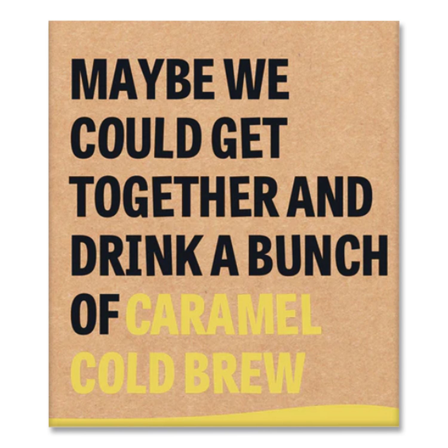 Caramel Cold Brew Coffee Tap Box, 96 Oz, 3/Carton