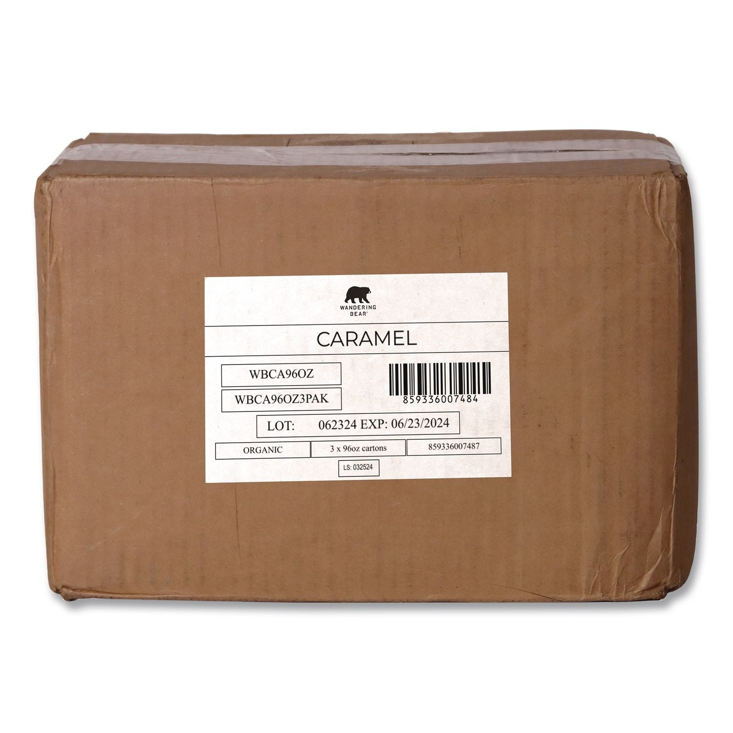 Caramel Cold Brew Coffee Tap Box, 96 Oz, 3/Carton