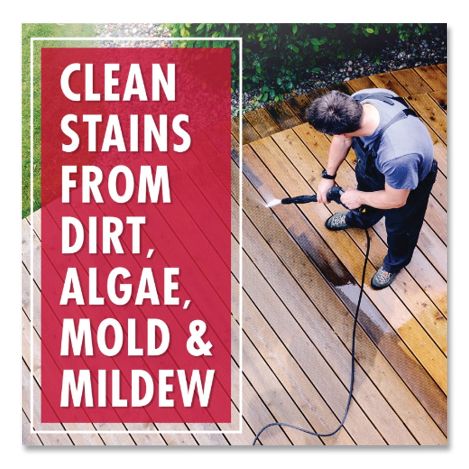 30 Seconds Outdoor Cleaner Ready-To-Spray, 64 Oz Hose-End Spray Bottle