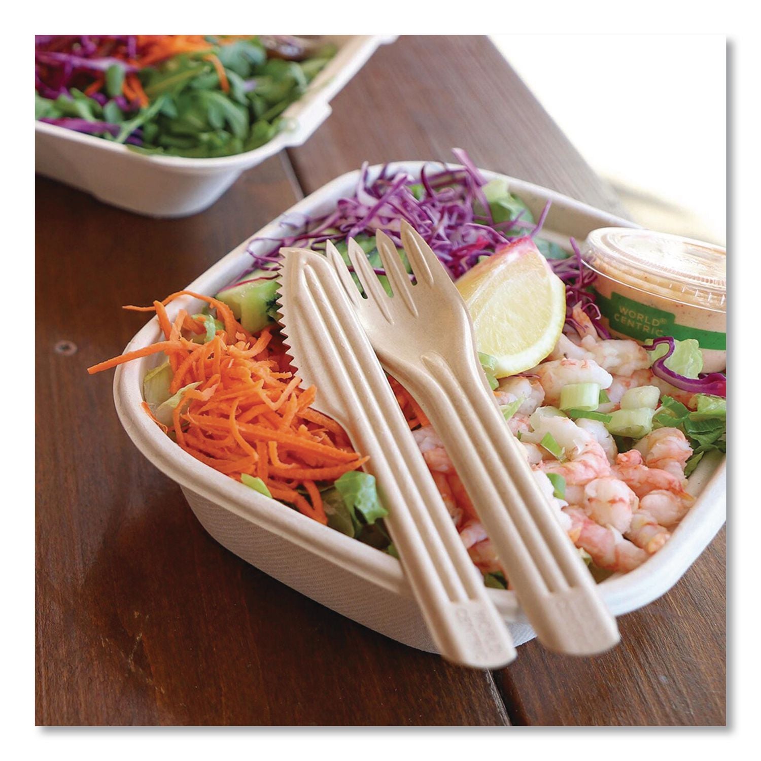 Notree Cutlery, Light Mediumweight, Knife, Paper, Natural, 1, 000/Carton