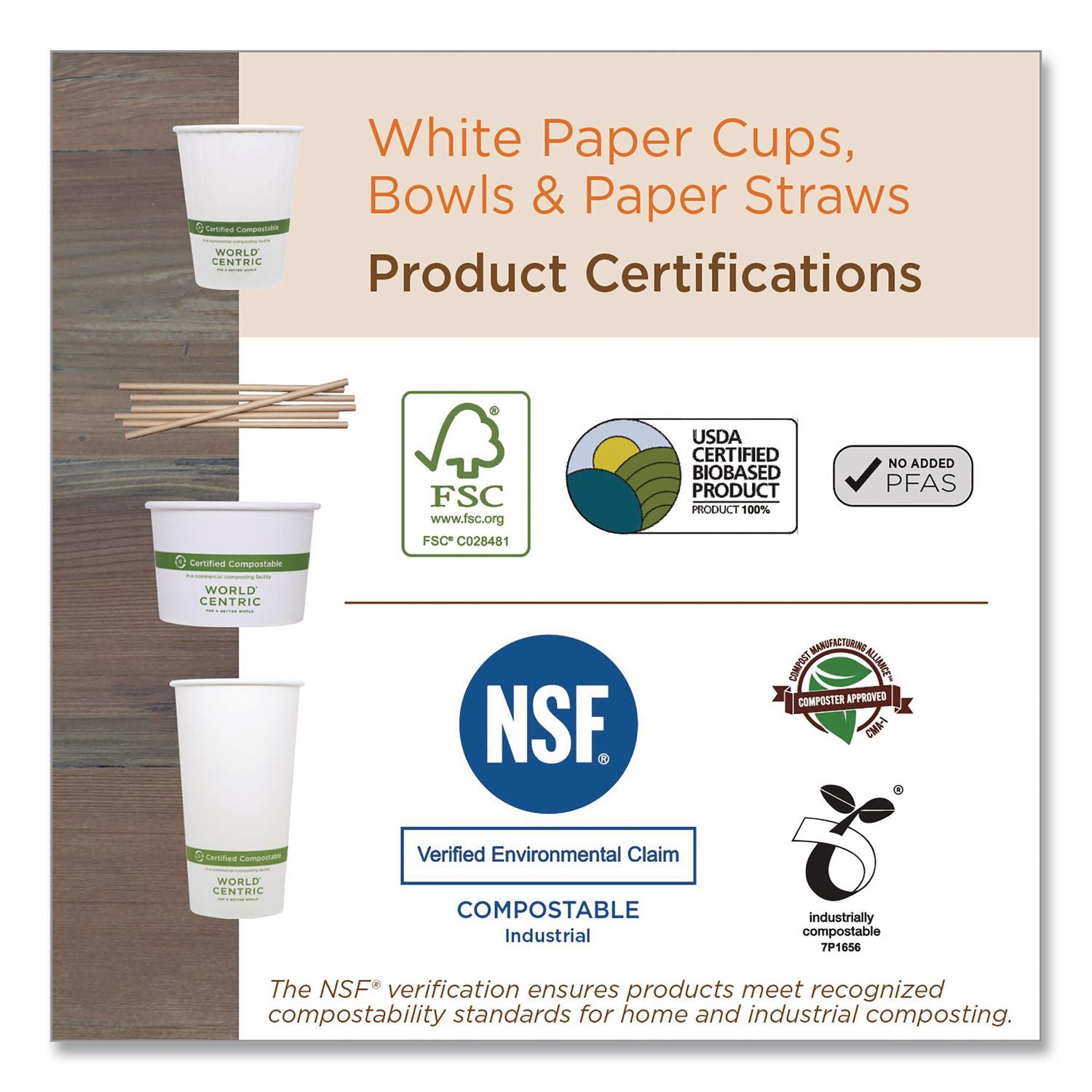 Notree Cutlery, Light Mediumweight, Spork, Paper, Natural, 1, 000/Carton