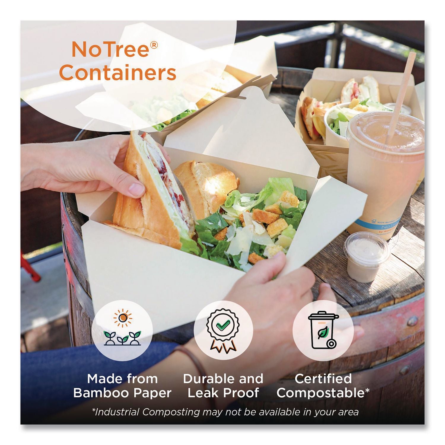 Notree Cutlery, Light Mediumweight, Spoon, Paper, Natural, 1, 000/Carton