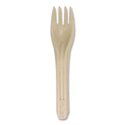 Notree Cutlery, Light Mediumweight, Fork, Paper, Natural, 1, 000/Carton