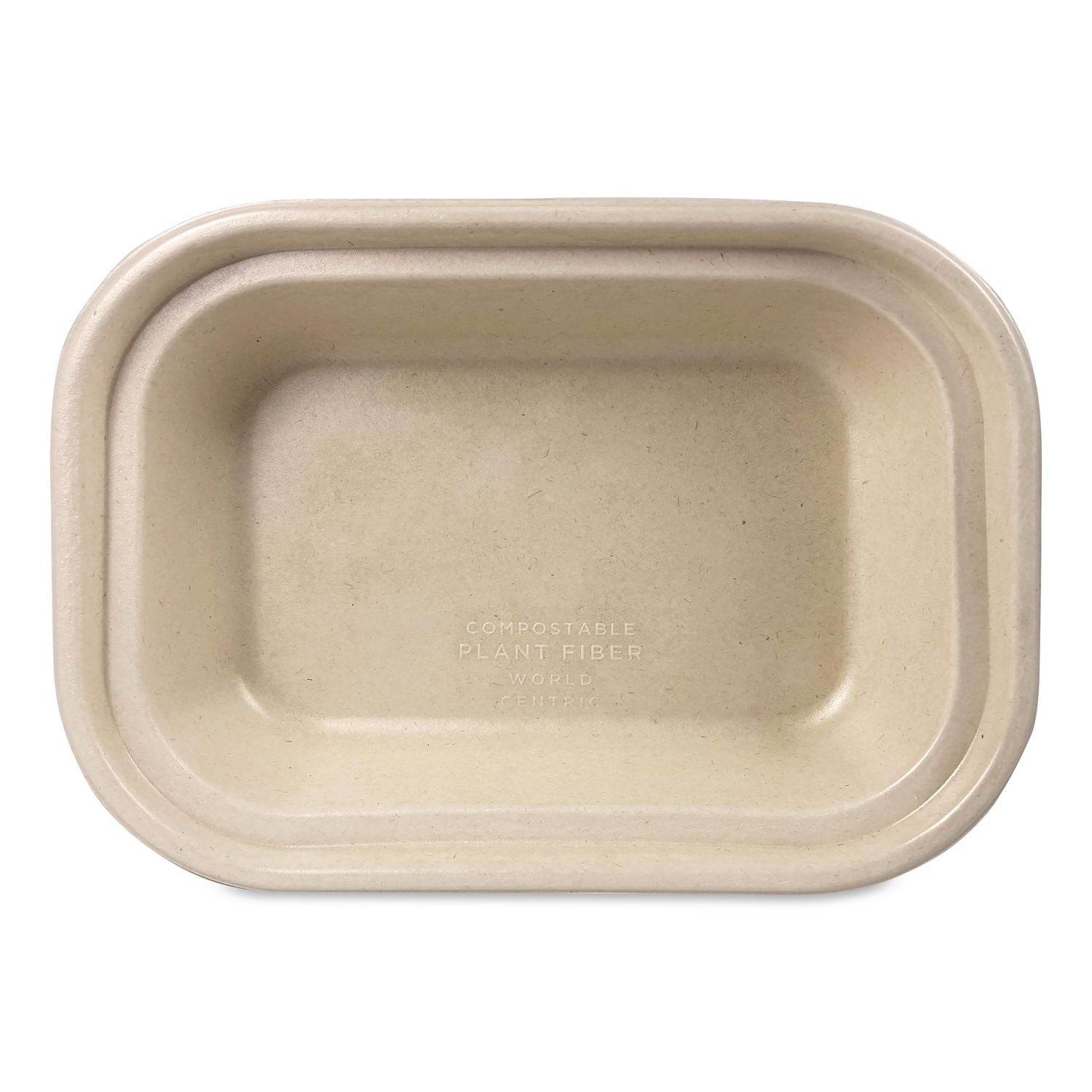 Fiber Containers, 17 Oz, 6.02 X 8.02 X 1.5, Natural, Sugarcane Fiber, 400/Carton