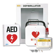 LIFEPAK CR2 Fully-Automatic, Cellular, English/Spanish, Handle, Standard Cabinet