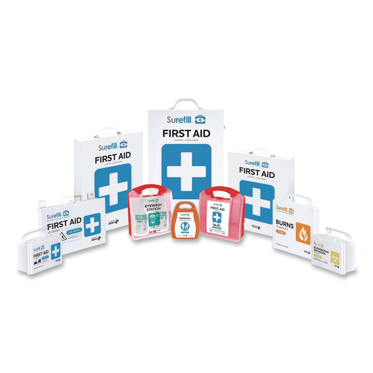 Opioid Overdose Support Kit (W/O Naloxone) Plastic Case, 10 Pieces