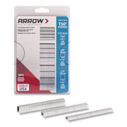 Heavy Duty Staples, 0.25" Leg/0.38" Leg/0.5" Leg, 0.41" Crown, Silver, 1, 875/Box