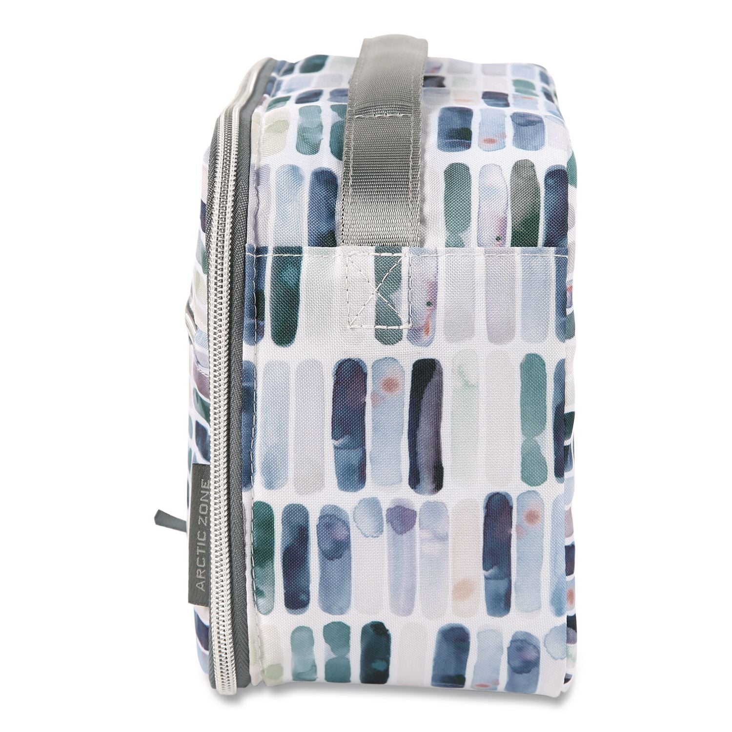 Kelly Ventura Iris Insulated Lunch Box, 10.04" X 4.72" X 7.87", Ocean Stripe