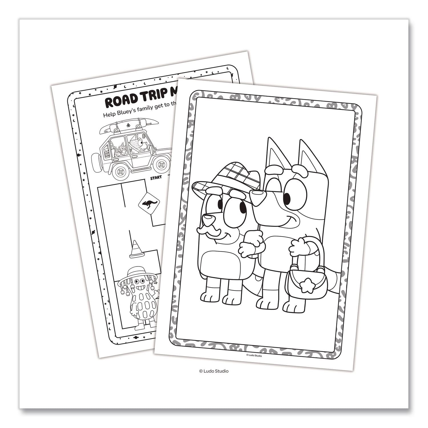 Bluey Jumbo Coloring And Activity Book, Ages 3 And Up, 64 Pages