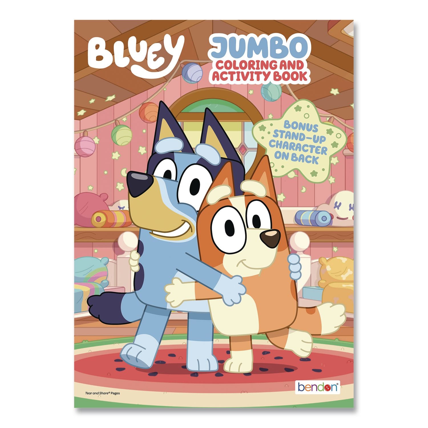 Bluey Jumbo Coloring And Activity Book, Ages 3 And Up, 64 Pages