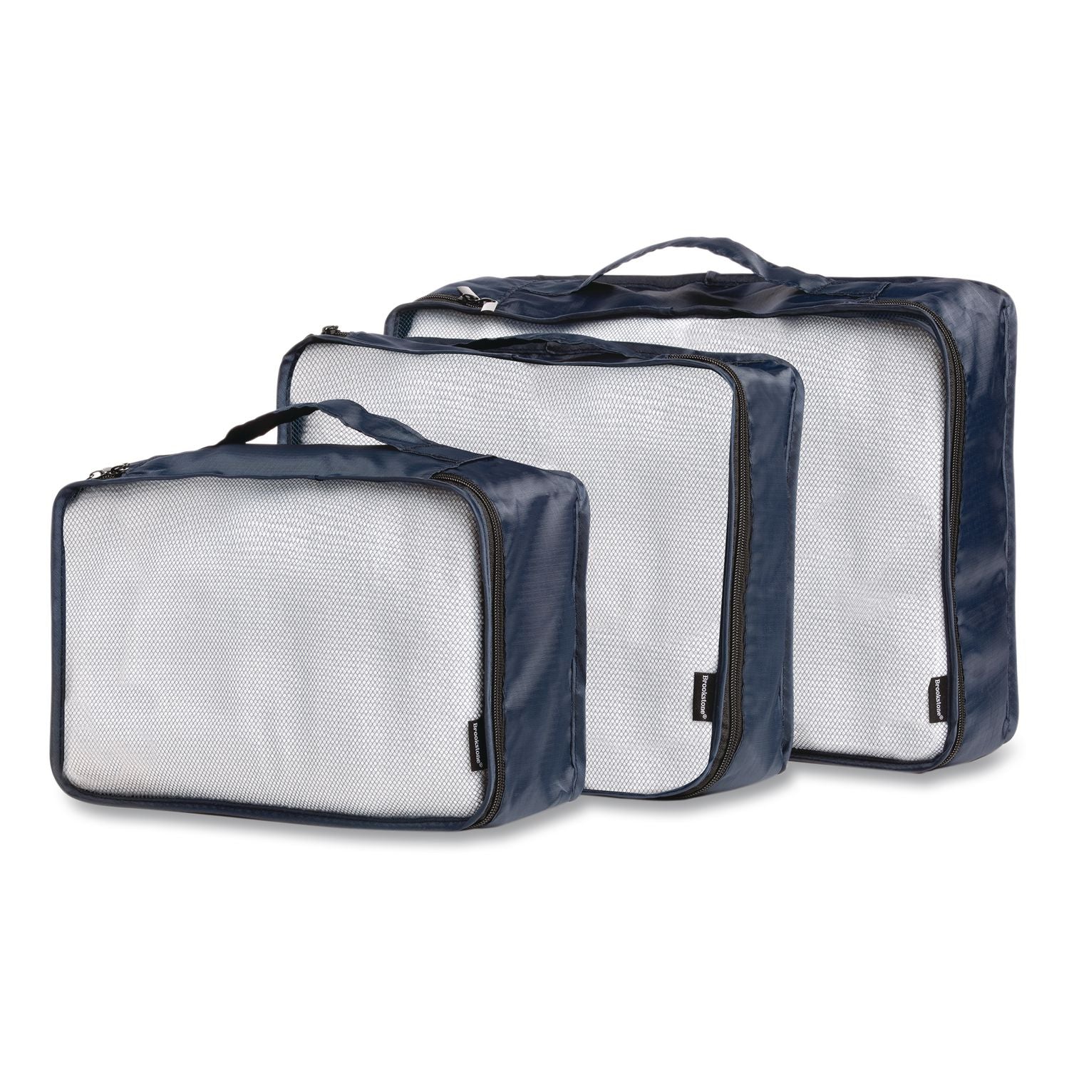 4-Piece Packing Cube Set, Assorted Sizes, Navy