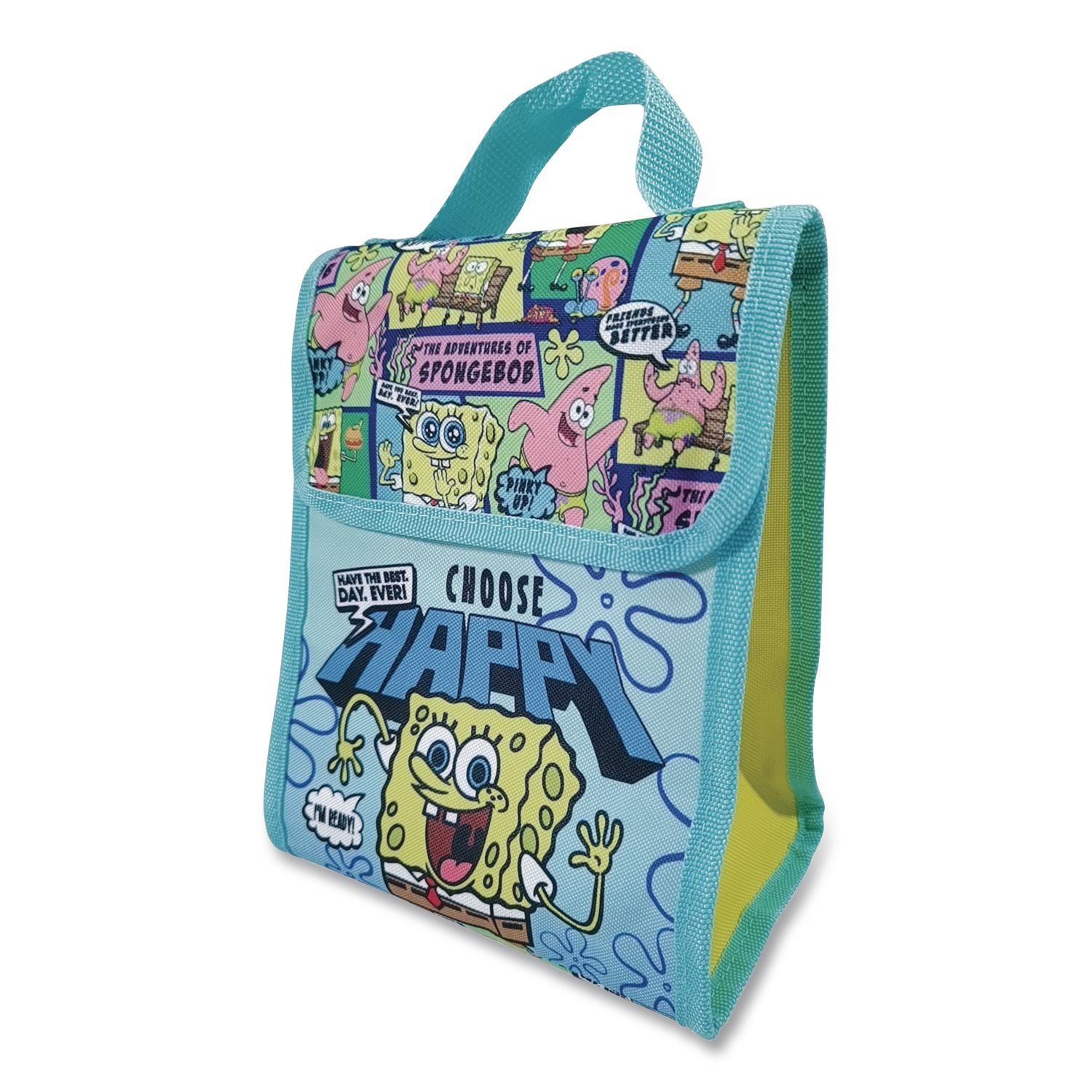 Spongebob 5-Piece Backpack Set, 12 X 5 X 16, Multicolor