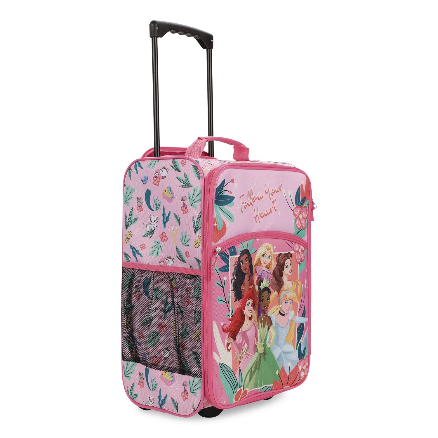 Disney Princess Soft-Sided Carry-On Suitcase, 11.75 X 7.75 X 18