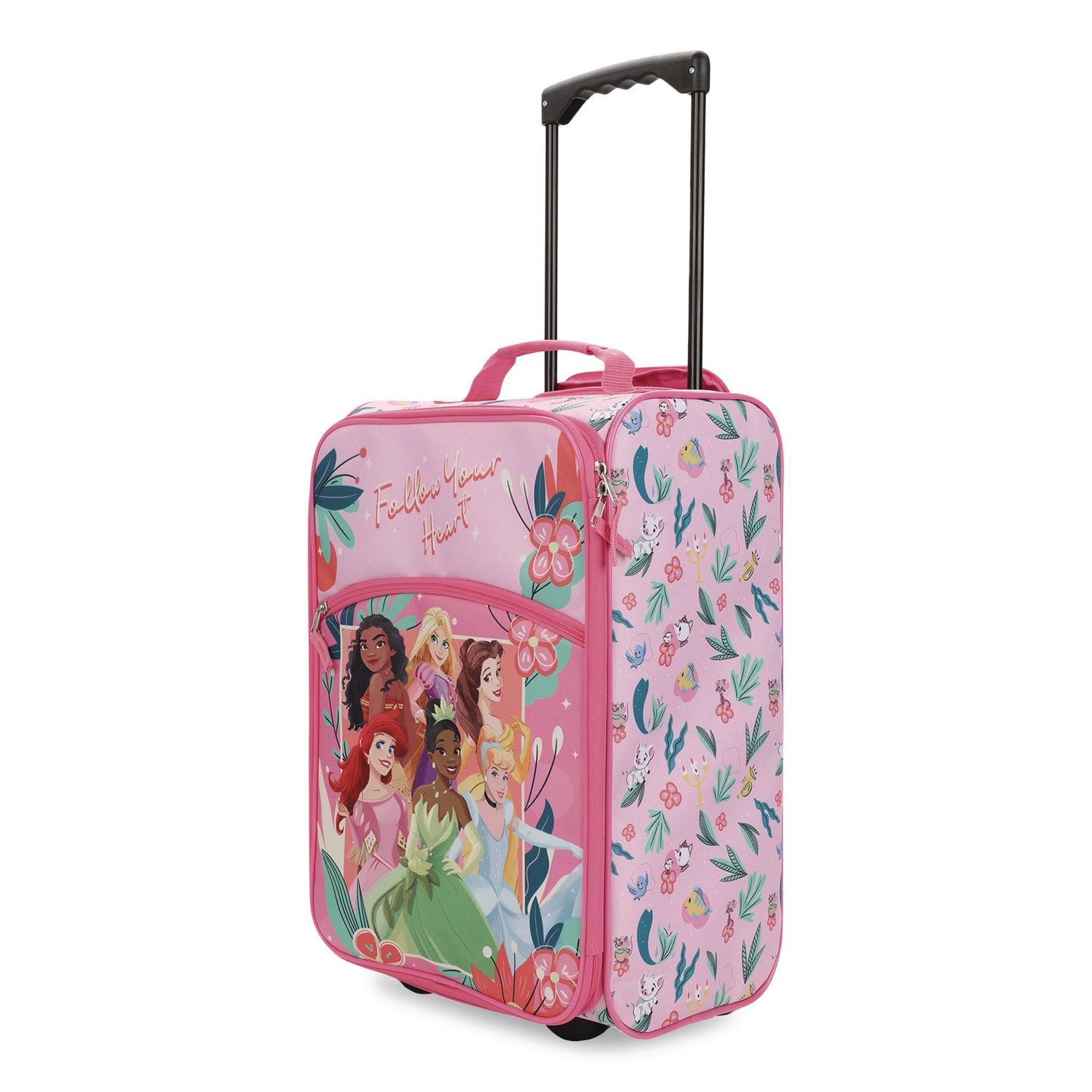 Disney Princess Soft-Sided Carry-On Suitcase, 11.75 X 7.75 X 18