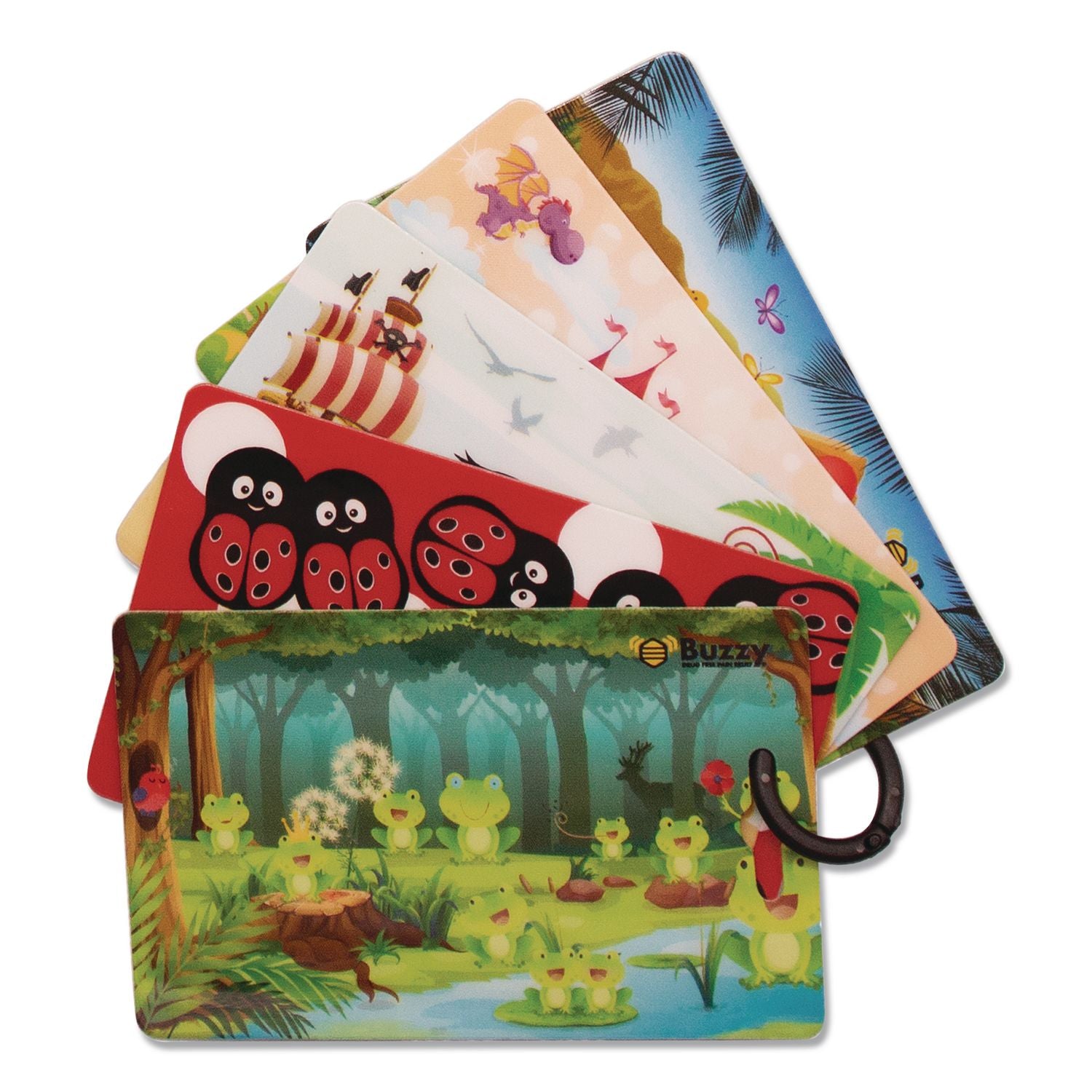 Distraction Flash Cards, All Ages, 3.4 X 2.5, 5 Cards/Set, 4 Sets/Pack