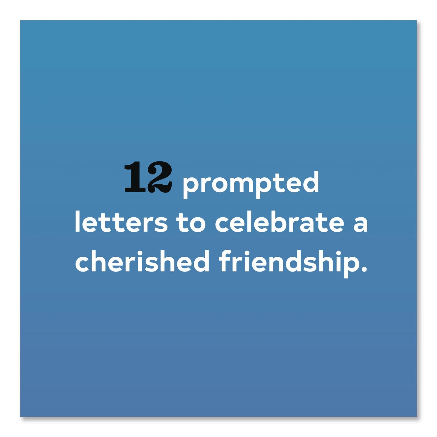 Guided Journal: Letters To My Friend, Multicolor Cover, (12) 4.25 X 8 Sheets