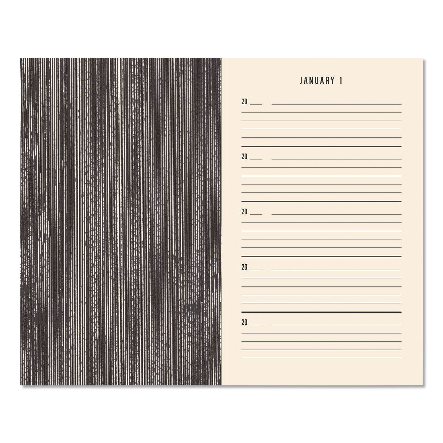 Guided Journal: One Line A Day, A Five-Year Memory Book, Tan Cover, (372) 6.12 X 3.75 Sheets