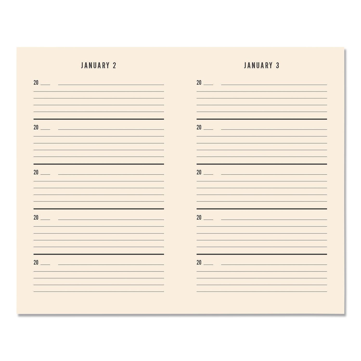 Guided Journal: One Line A Day, A Five-Year Memory Book, Tan Cover, (372) 6.12 X 3.75 Sheets