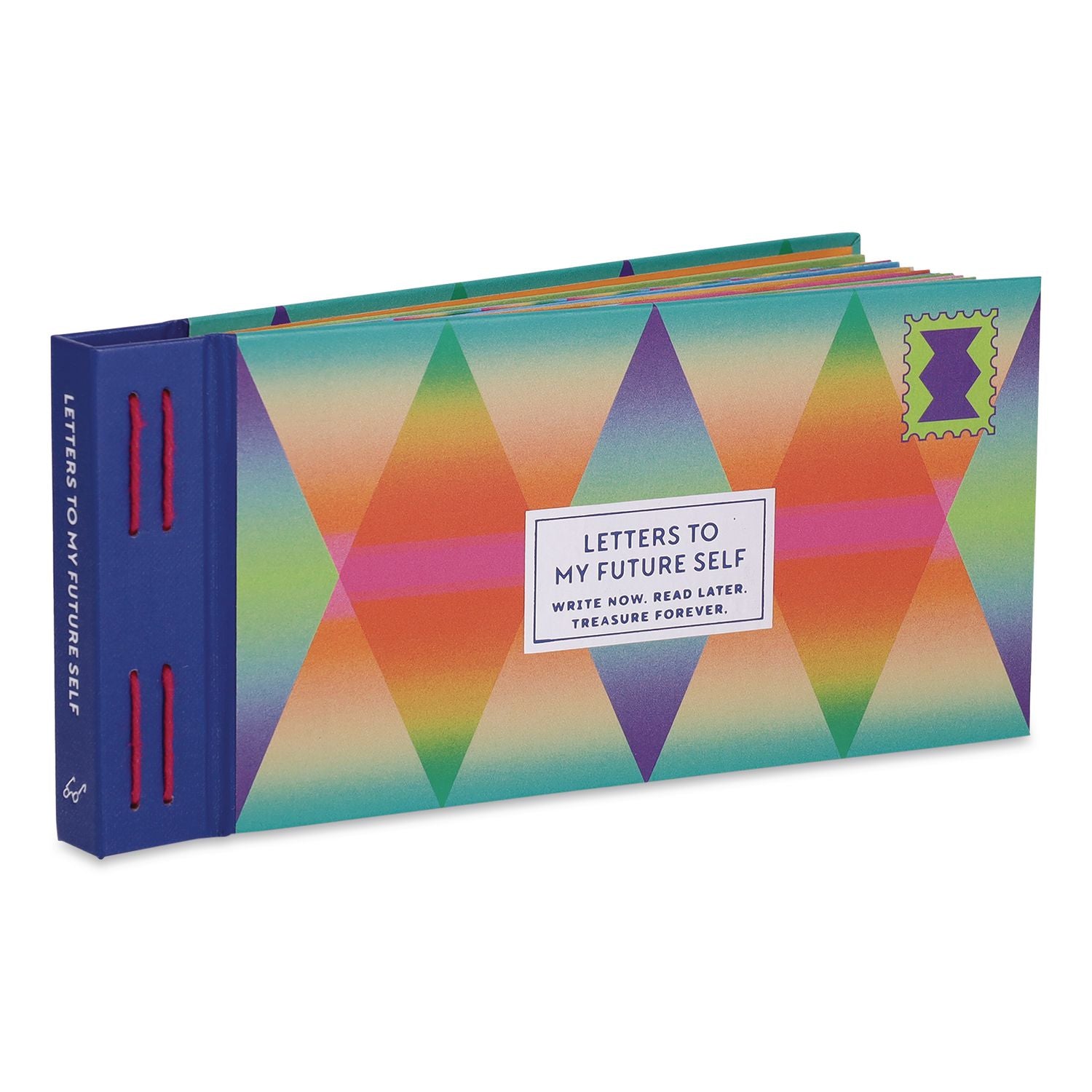 Guided Journal: Letters To My Future Self, Multicolor Cover, (12) 3.5 X 7.75 Sheets