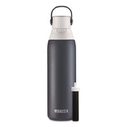 Stainless Steel Filtered Water Bottle, 20 Oz, Carbon
