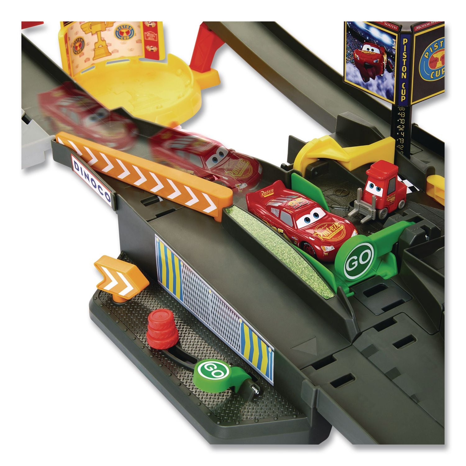 Cars Piston Cup Action Speedway Playset, Ages 4 And Up