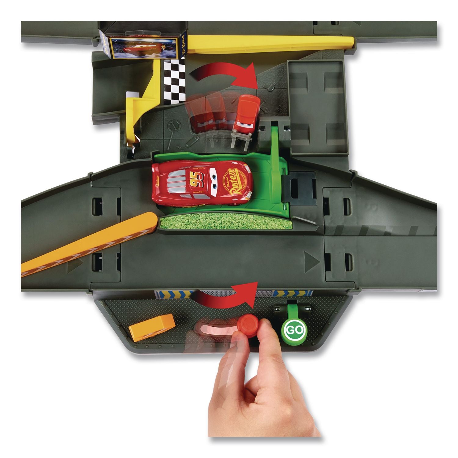 Cars Piston Cup Action Speedway Playset, Ages 4 And Up