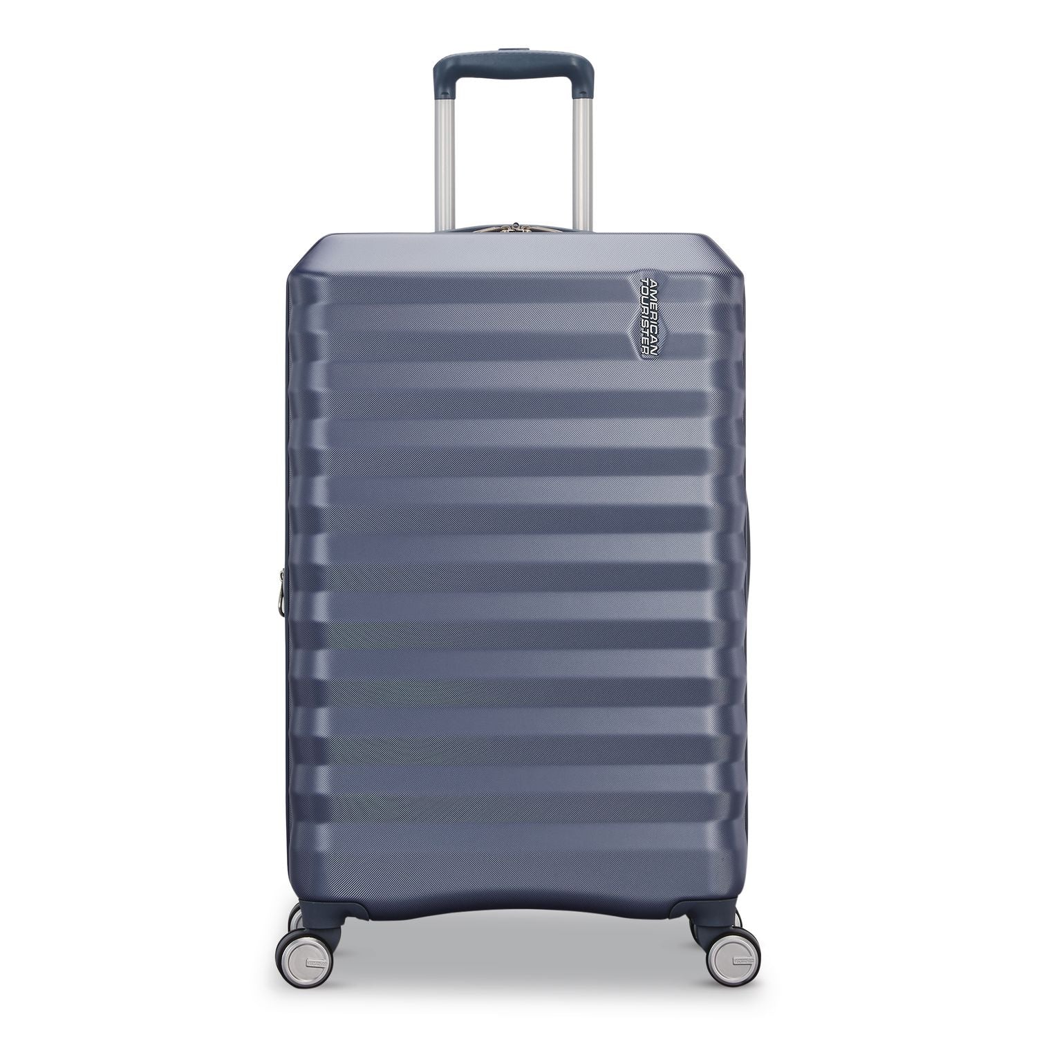 Color Vault Hardside Spinner Suitcase Set, 11 X 11 X 24, Slate Blue