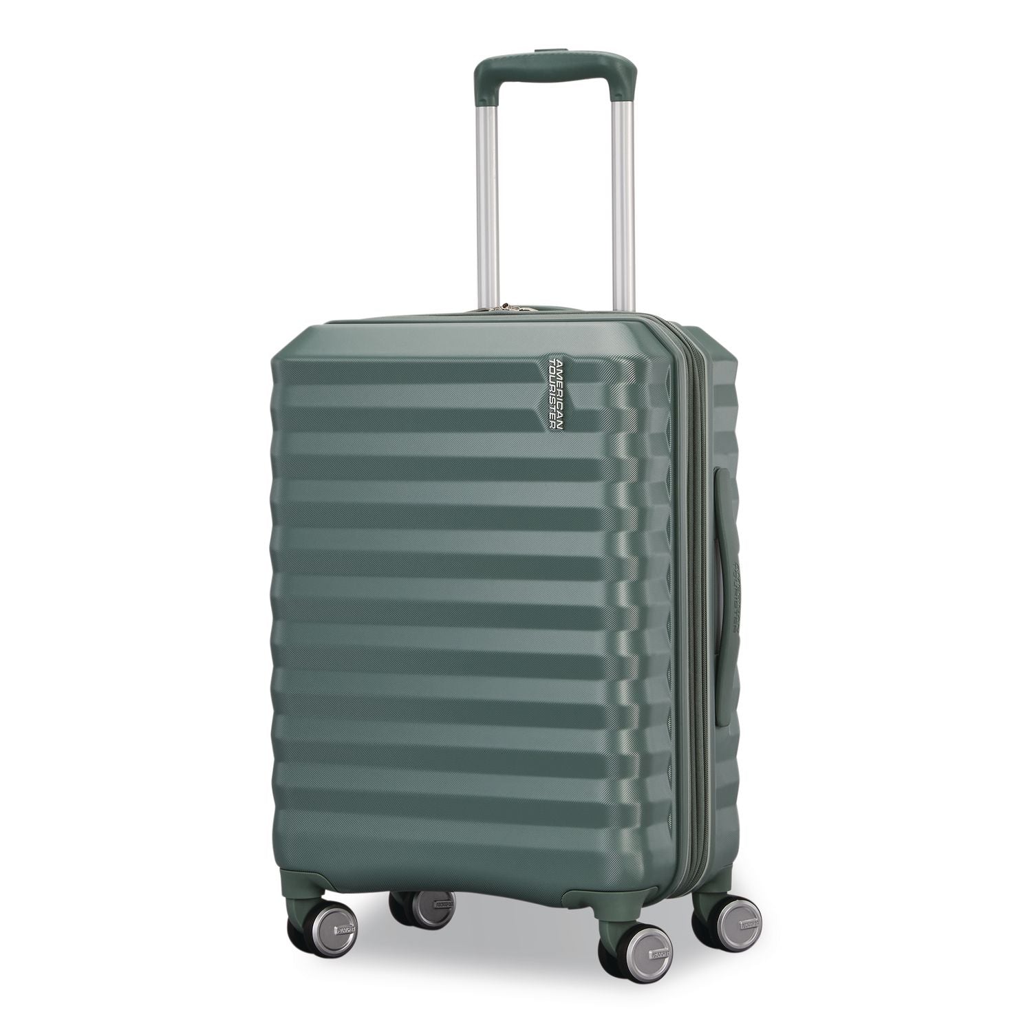 Color Vault Hardside Spinner Suitcase Set, 11 X 11 X 24, Jade Green