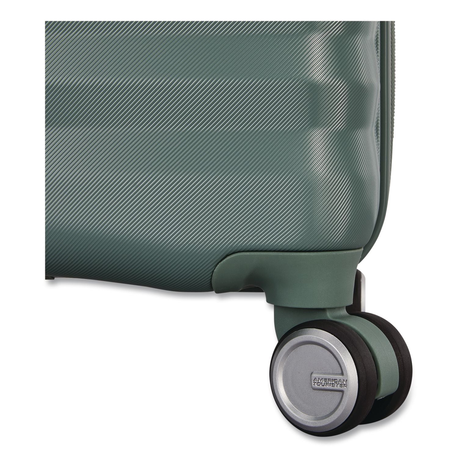 Color Vault Hardside Spinner Suitcase Set, 11 X 11 X 24, Jade Green