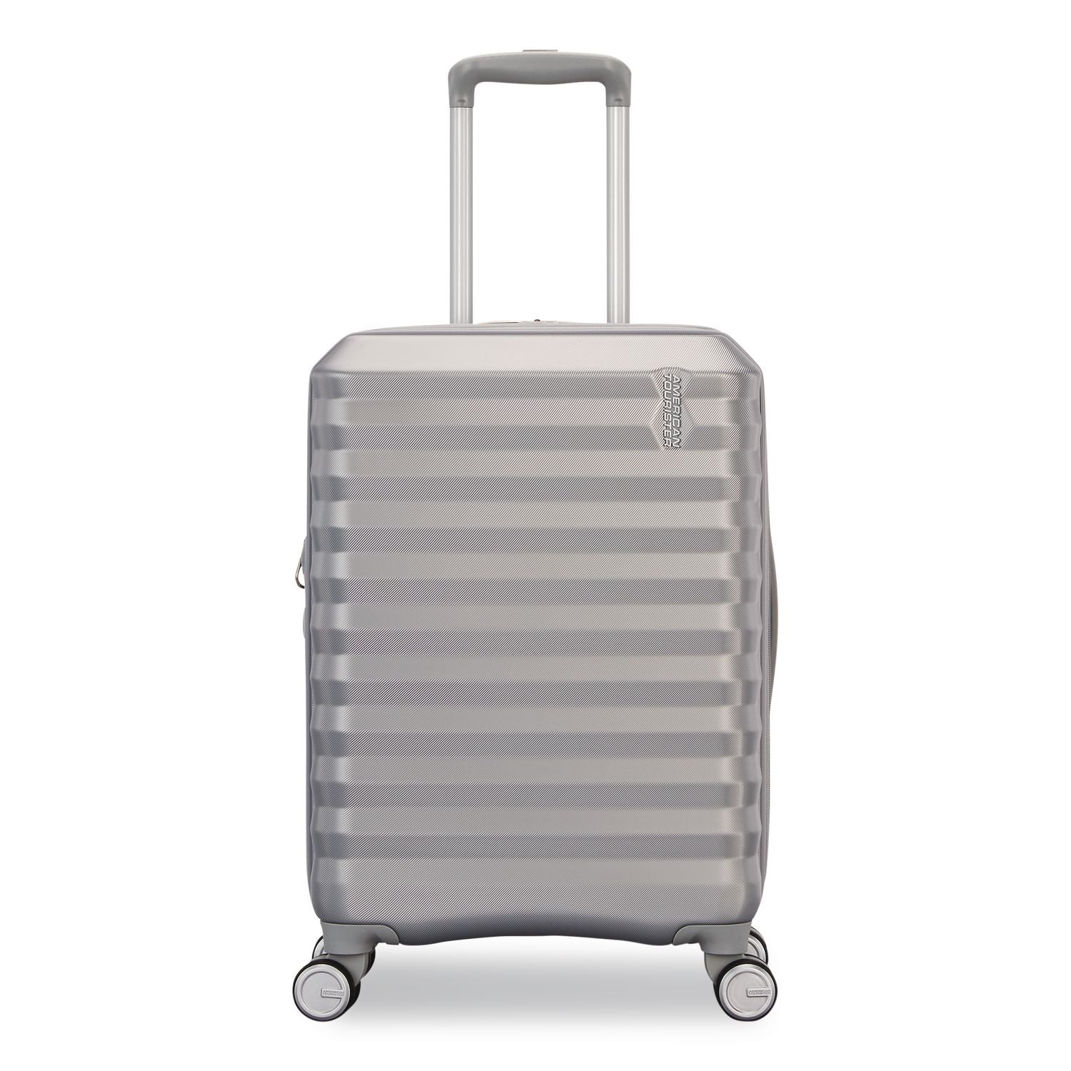 Color Vault Hardside Spinner Suitcase Set, 11 X 11 X 24, Silver