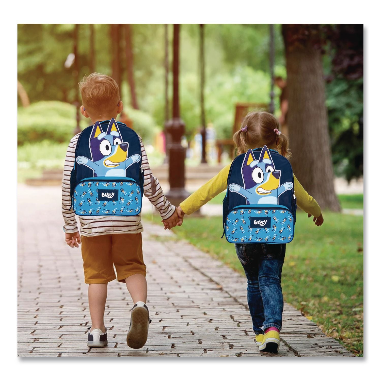 Bluey Backpack, 12 X 5 X 16, Blue