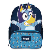 Bluey Backpack, 12 X 5 X 16, Blue
