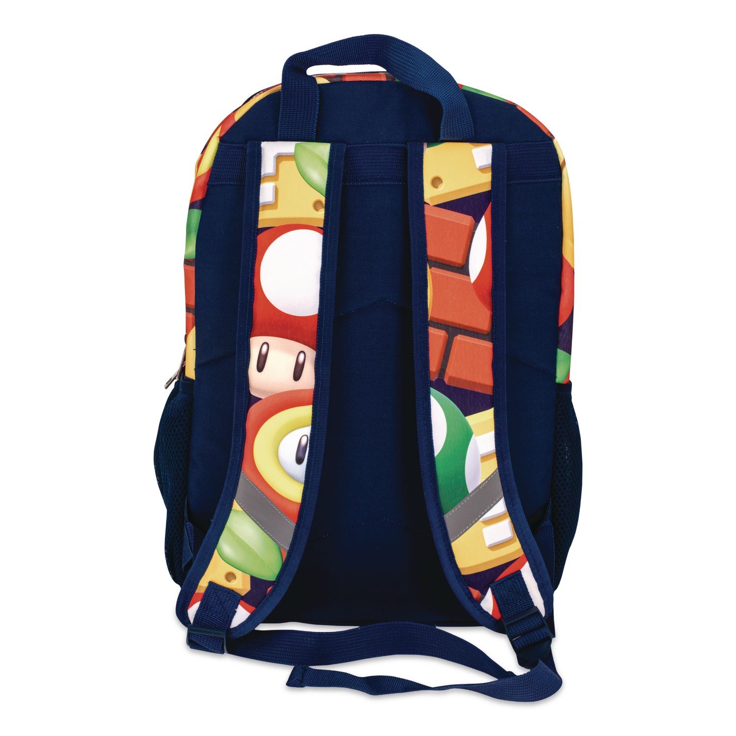 Super Mario Backpack, 12 X 5 X 16, Multicolor