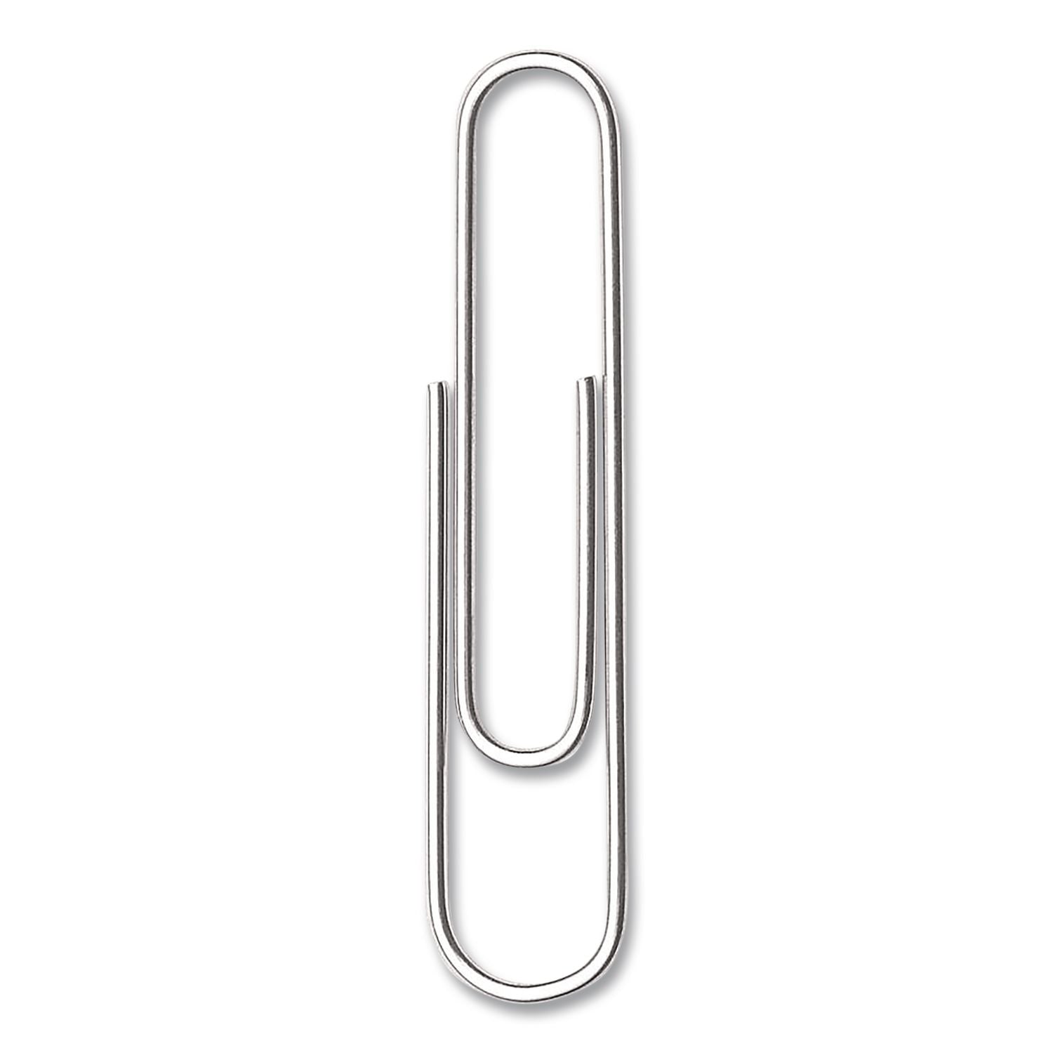 Paper Clips, Jumbo, Smooth, Silver, 20-Sheet Capacity, 100 Clips/Box