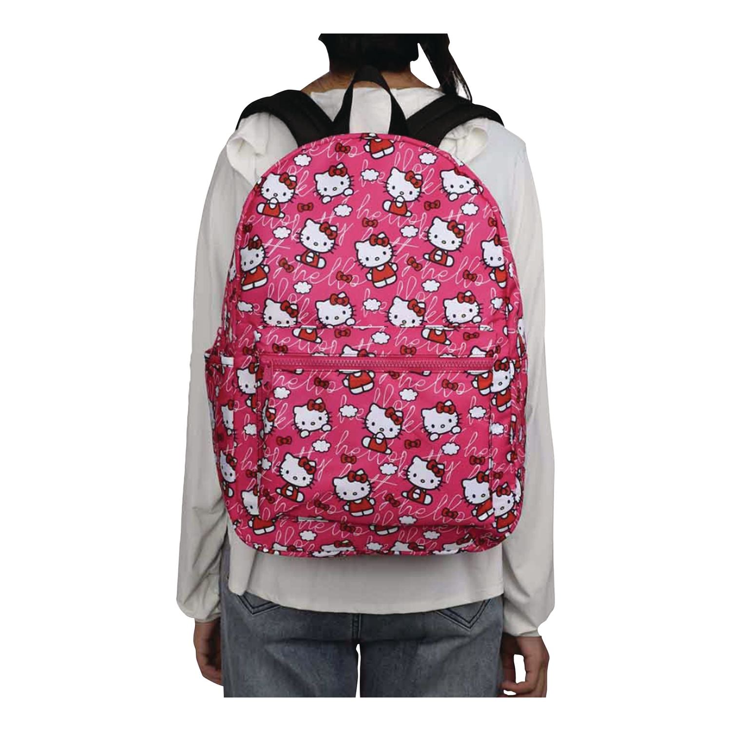 Hello Kitty Travel Backpack, Fits Devices Up To 15", 12 X 7 X 16.5, Multicolor
