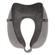 Flex Curve Neck Pillow, One Size Fits Most, Black/Gray