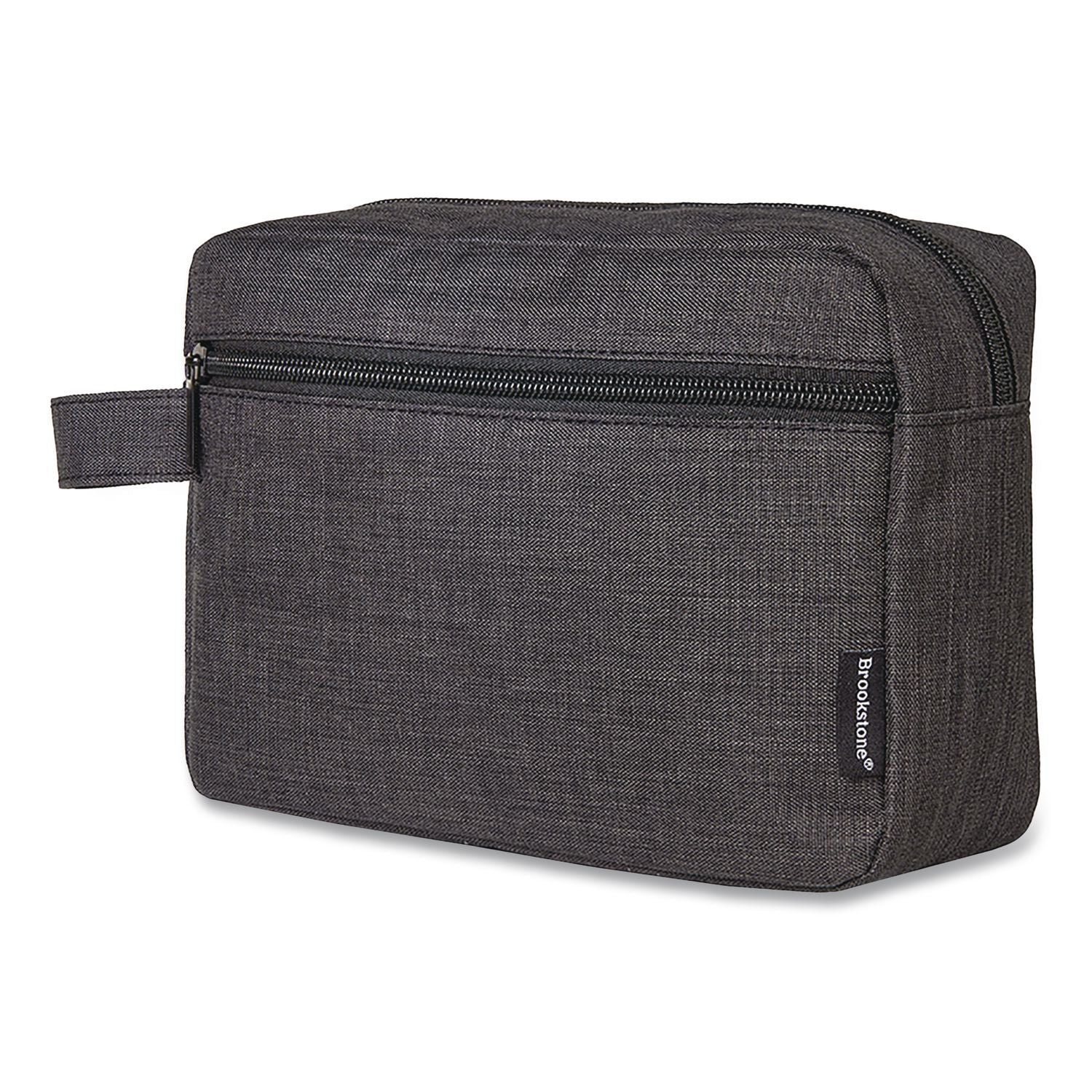 Fabric Travel Pouch, 8.27 X 2.76 X 6.3, Black