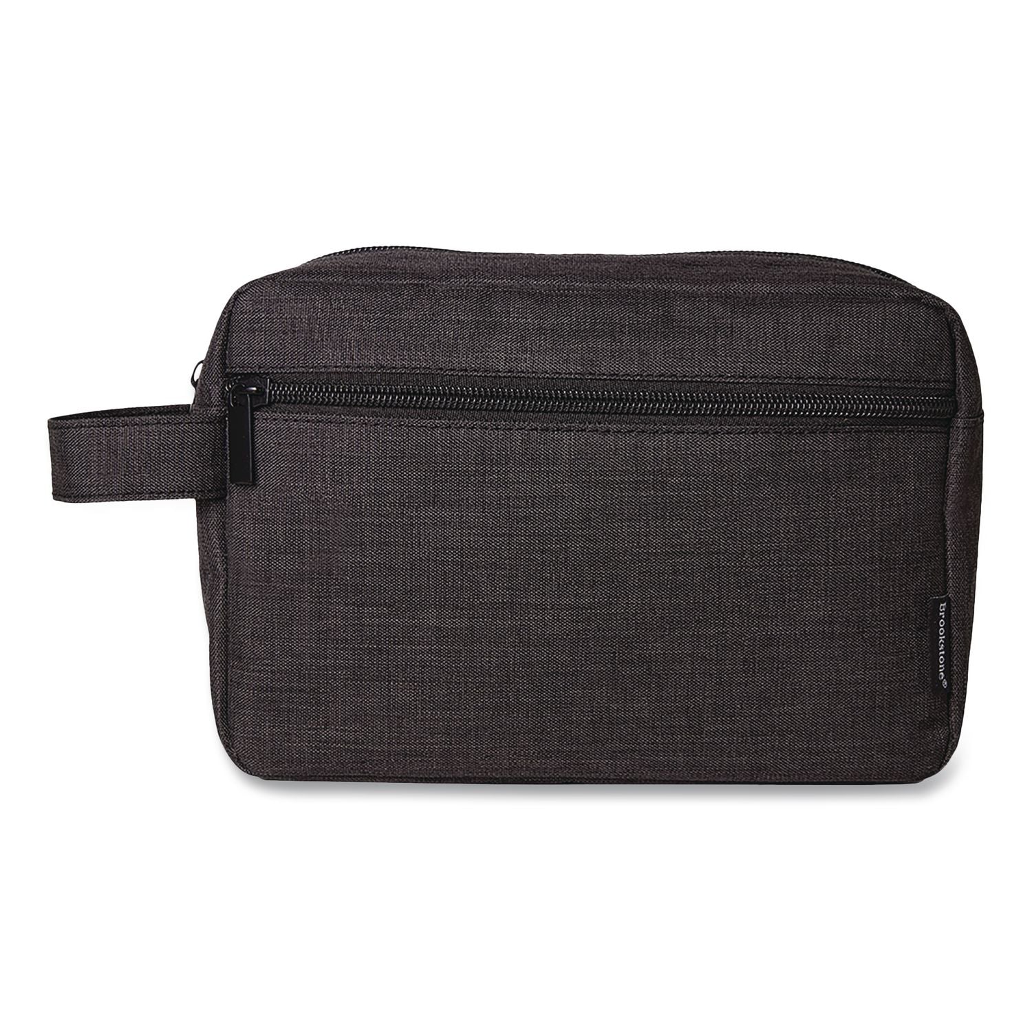 Fabric Travel Pouch, 8.27 X 2.76 X 6.3, Black