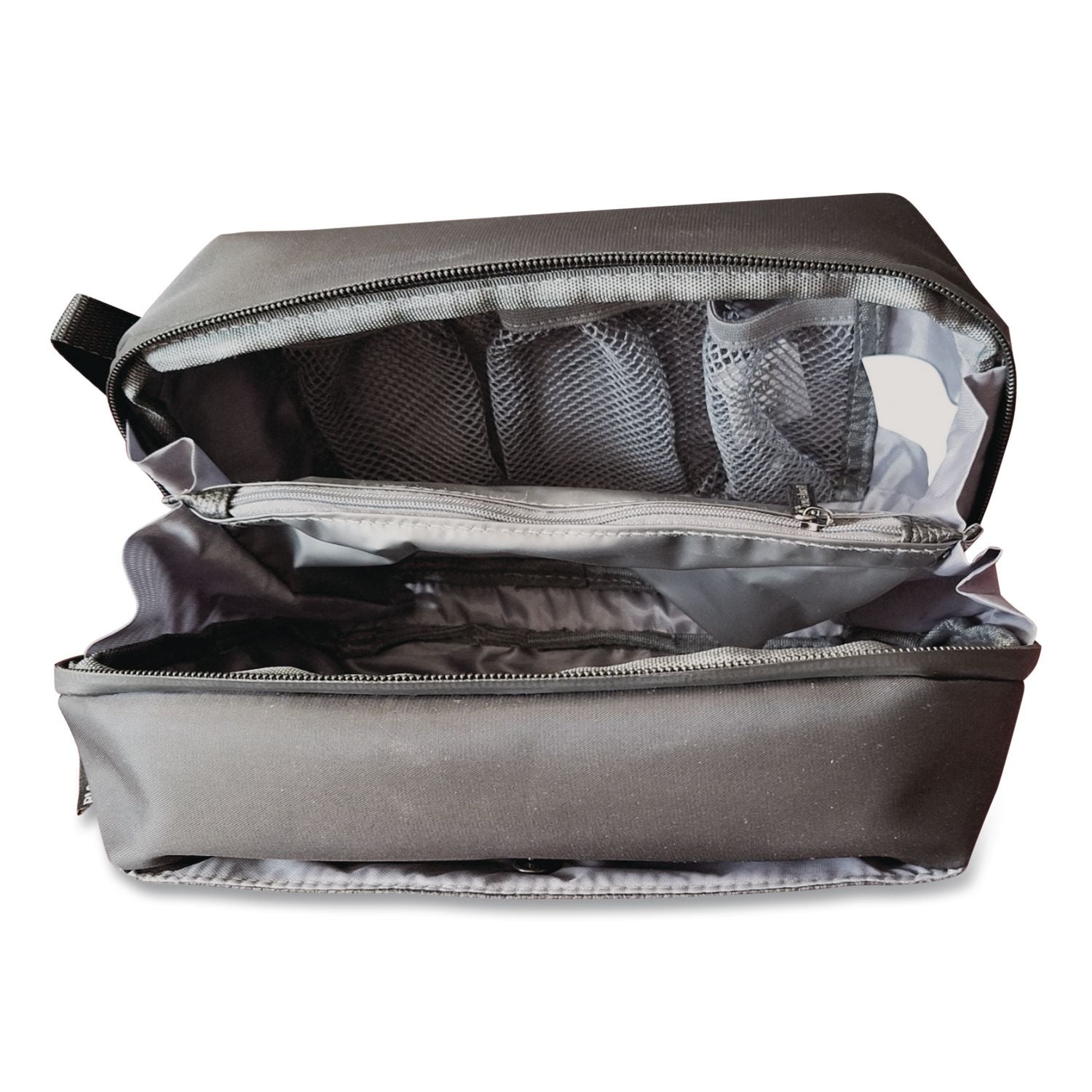 Polyester Toiletry Bag, 10.5 X 4.5 X 6.75, Black